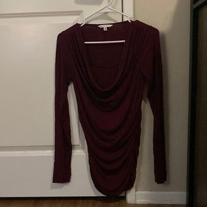 CLOSET CLEAR OUT SALE - Cabi red cowl neck blouse size XS